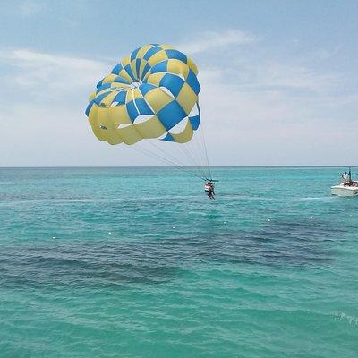 Parasailing Snorkeling and Glass Boat Adventure in Negril