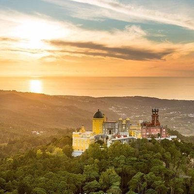 Private Tour Sintra from Lisbon Palaces of Pena & Regaleira 