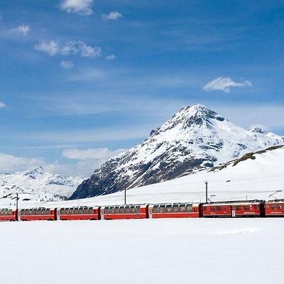 Lake Como cruise, St.Moritz and Bernina Red Train 