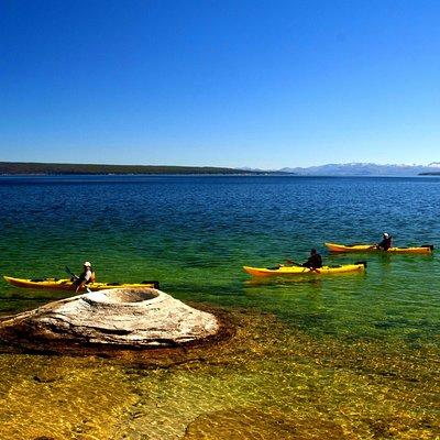 Kayak Day Paddle on Yellowstone Lake