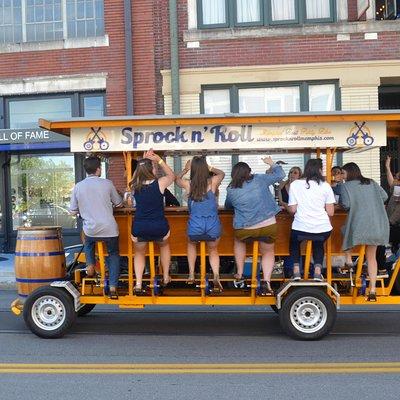 1.5-Hour Public Party Bike Ride in Downtown Memphis