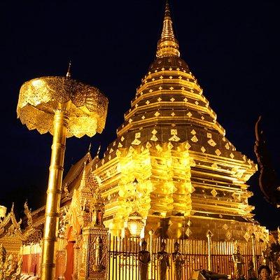 Best seller!! Amazing Night tour, Doi Suthep + Wat umong - Top Must visit!