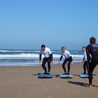 Beginners, intermediate and advanced surf lessons