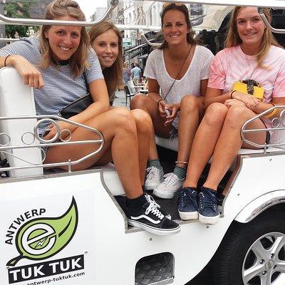 TukTuk Tour through historic Antwerp 2.5h