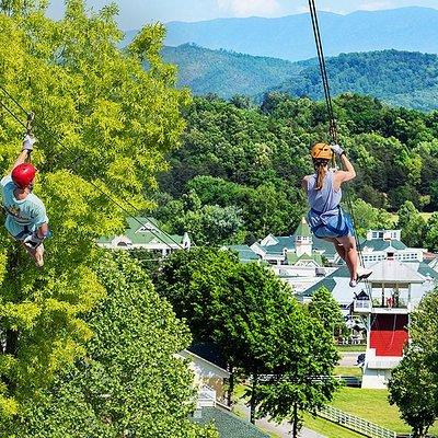 Small-Group 7-Line Zipline Activity at Sevierville Nature Park