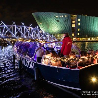 Amsterdam Light Festival Canal Cruise With Unlimited Drinks 