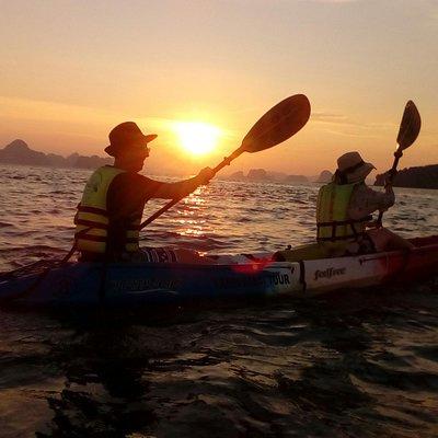 Krabi kayak at Ao Thalane 