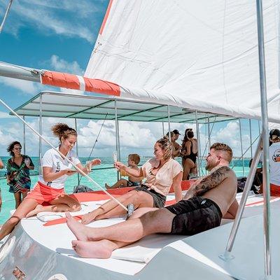 Private Aruba Catamaran with Snorkeling and Refreshments 