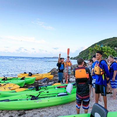 Bioluminescent Night Kayaking with Transport from San Juan