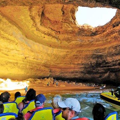 Caves and Dolphin Watching Cruise from Albufeira