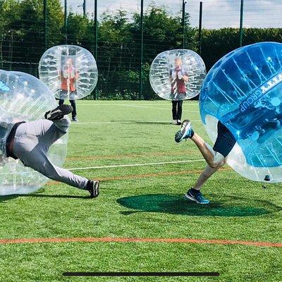 1-Hour Bournemouth Bubble and Zorb Football Ticket 15 Players