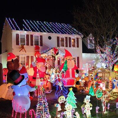 Half-Day Holiday and Tacky Lights Tour in Richmond