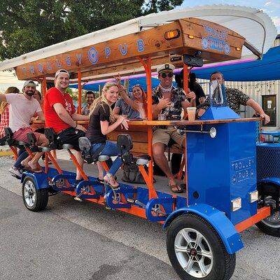 Trolley Pub Party Bike through St. Pete with Bar+Mural Stops