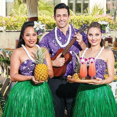 Waikiki Luau Buffet with Optional Rock-A-Hula Show Ticket