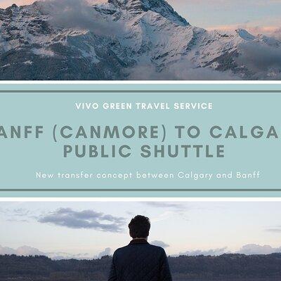 Banff (Canmore) to Calgary Public Shuttle