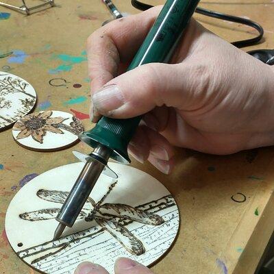 Pyrography Wood Burning Class