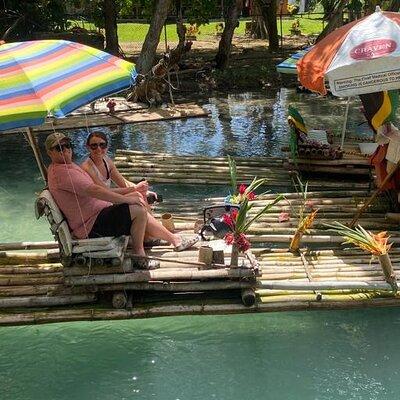 Private Dunn's River and Bamboo Rafting Combo from Ocho Rios