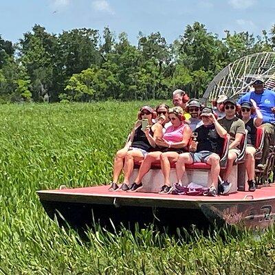 Airboat Swamp Tour with Transportation from New Orleans