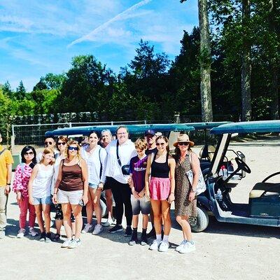 PREMIUM Versailles Golf Carts and Bikes Guided Tour with Lunch