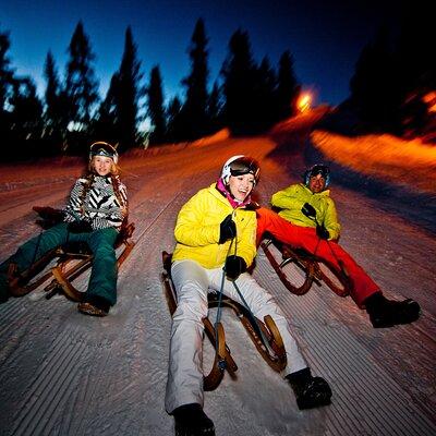 Night Sledding from Interlaken