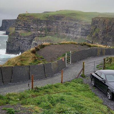 Killarney to Galway via Cliffs of Moher Private Car Service