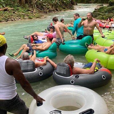 Blue Hole and River Tubing Combo Tour from Ocho Rios