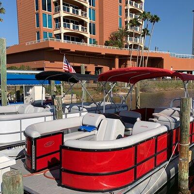 Frisky Mermaid Pontoon Boat Rentals in Pensacola Beach