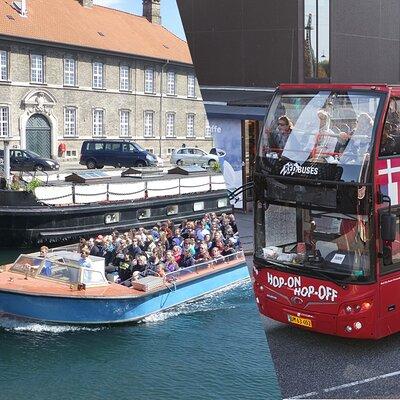 Copenhagen Hop-on Hop-Off Bus with Boat Option