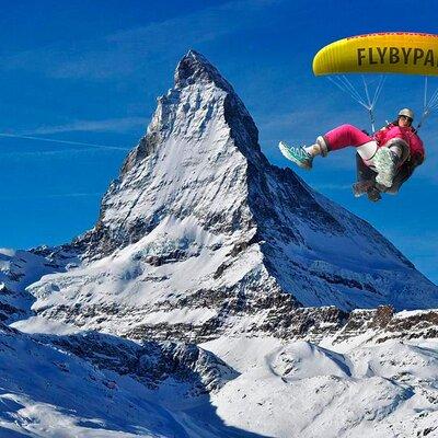 FLYMATTERHORN VIP Paragliding from Zermatt, With Matterhorn View