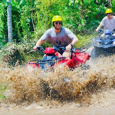 Bali ATV Quad Adventure - Ubud Monkey Forest and Waterfall