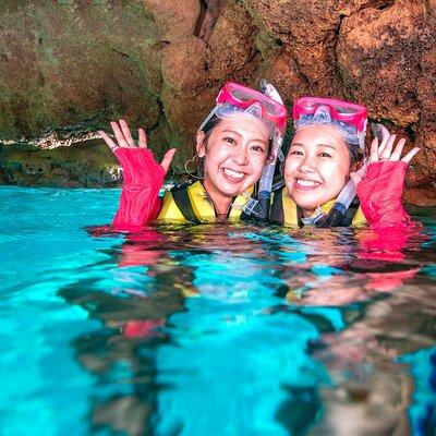 Blue cave snorkel & banana boat by boat