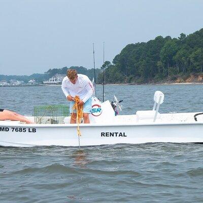 4-Hour Fishing Skiff Boat Rental in Dewey Beach