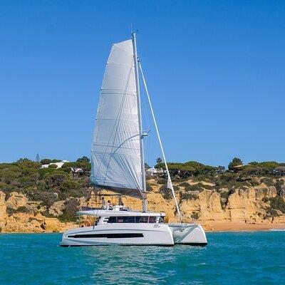 Algarve Half Day Private Catamaran Charter in Vilamoura