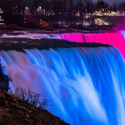 American Falls Evening Lights Tour with Maid and Cave