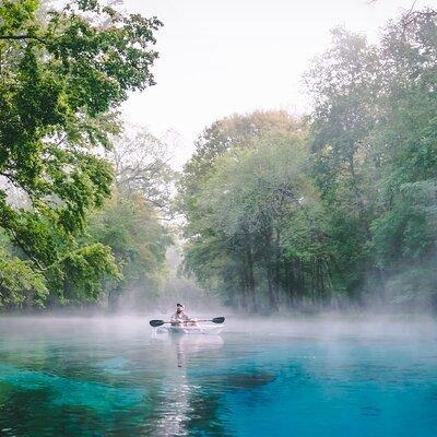 2 Hour Glass Bottom Guided Kayak Eco Tour in Gilchrist Blue 