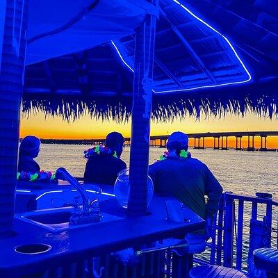 TAILFINS Destin Tiki Boat/Sunset/Crab Island/Destin Harbor