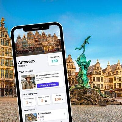 Antwerp City Exploration Game and Tour on your Phone