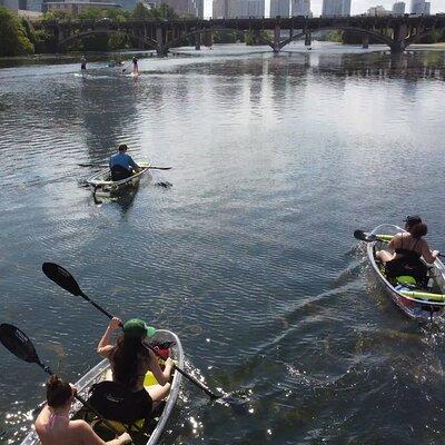 Clear Kayak Tour at Ladybird Town Lake in Austin