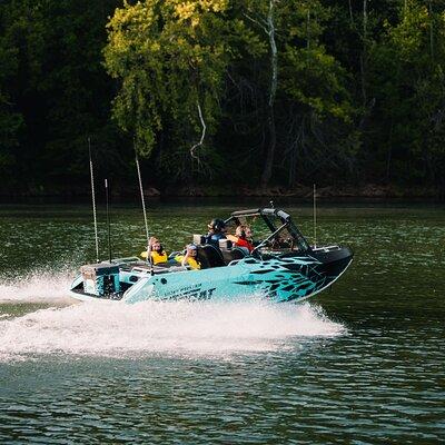 Jet Boat Adventure in the Smoky Moutains Island Pointe Tour