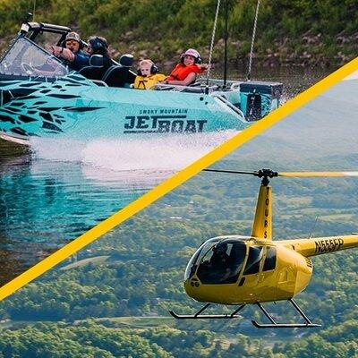 Thrilling Jet Boat and Helicopter Adventure in the Smokies