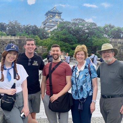 PRIVATE 6-hours Food Tour from Osaka Castle to Dotonbori