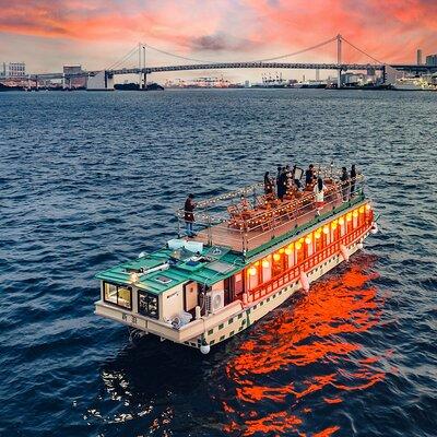 Tokyo Bay Cruise Yakatabune with Dinner Japan Show & Free drinks 