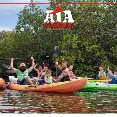 Fully Guided Kayaking Backwater Manatee and Dolphin Tour